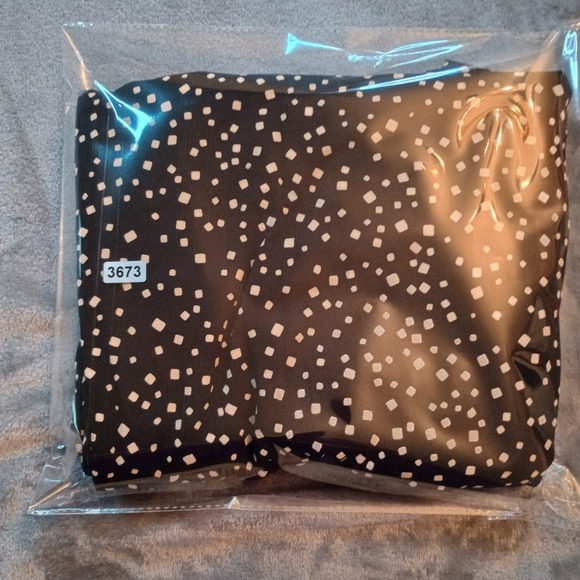 J. Jill Wearever Pants Petite M PM Full Leg Cropped White Black Pull On Stretch - Picture 14 of 14